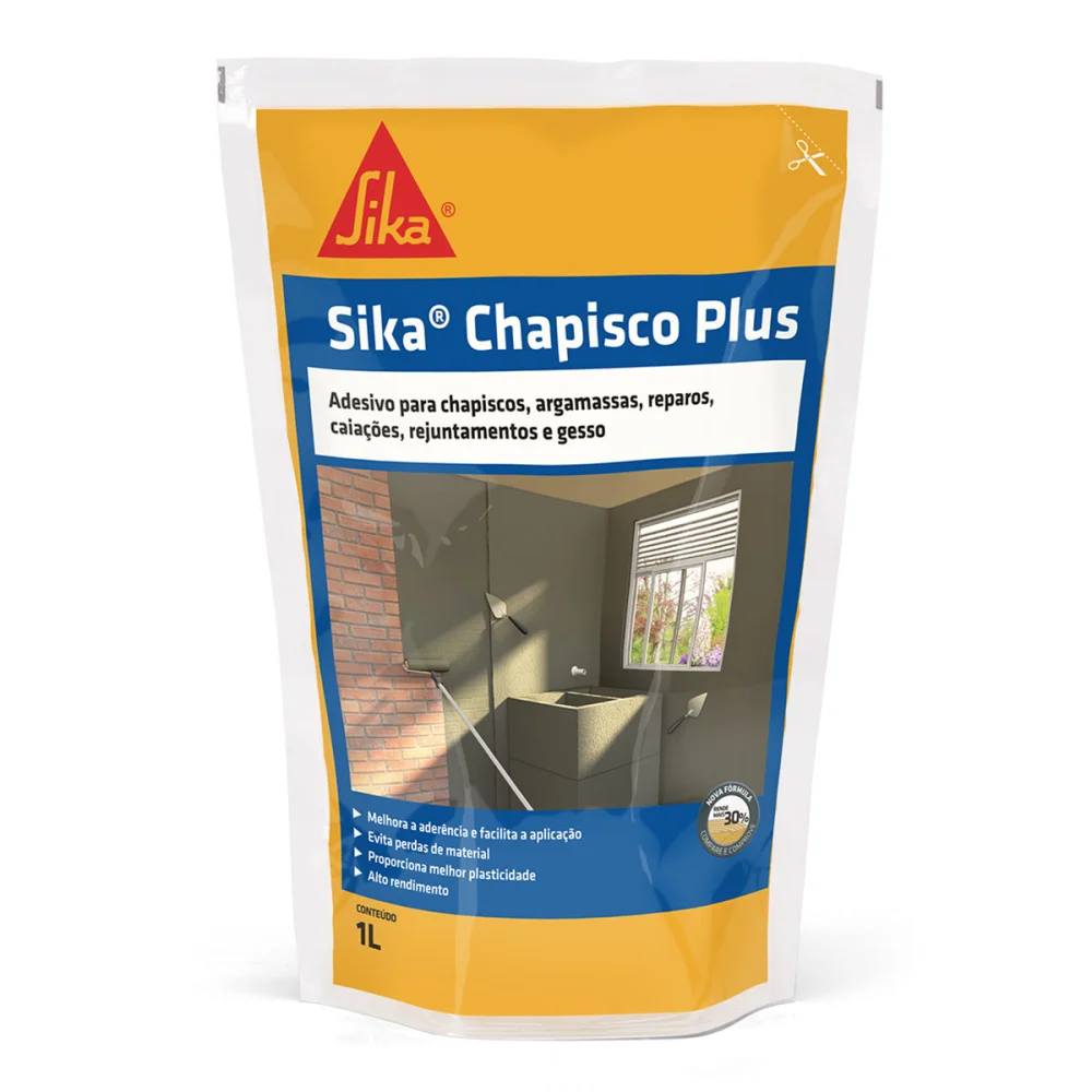 Sika® Chapisco Plus Adesivo Sintético 1L Sika