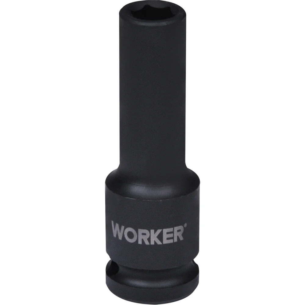 Soquete Sextavado de Impacto Longo Encaixe 1/2" 13Mm Worker