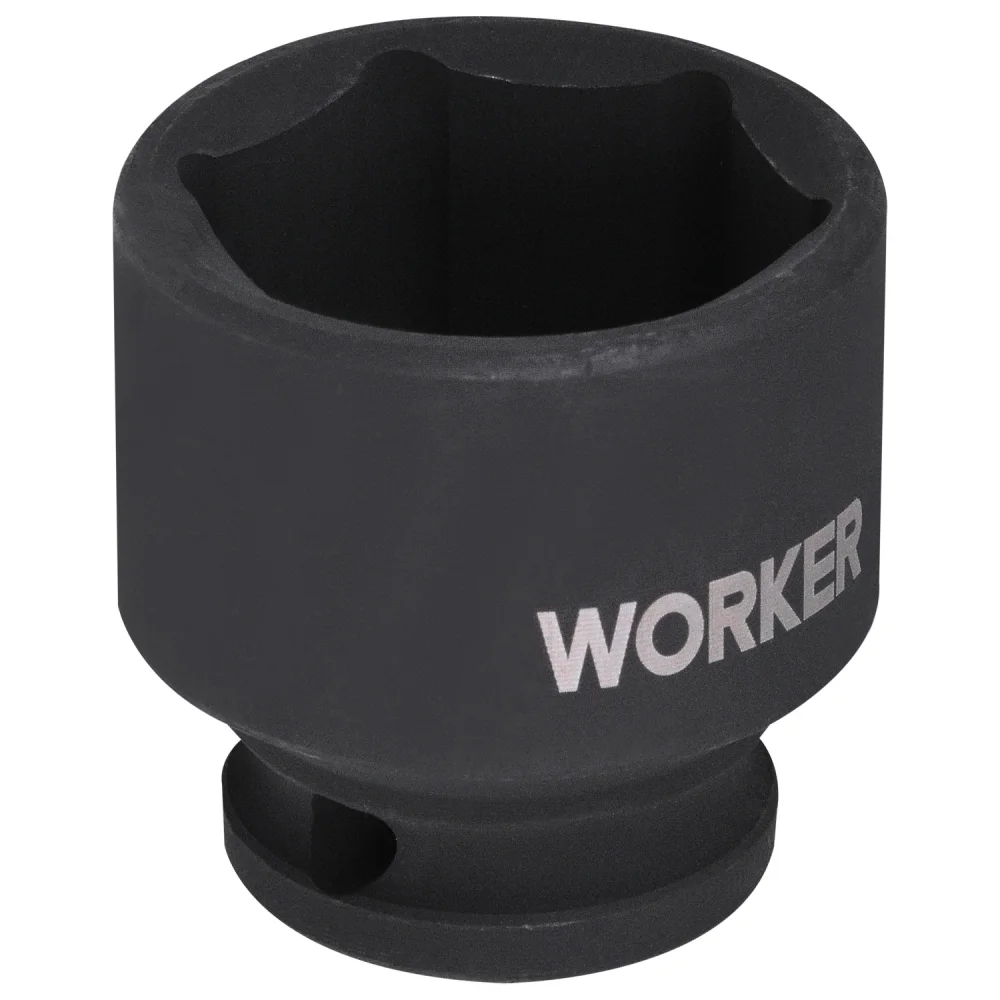 Soquete Sextavado Impacto Encaixe 1/2" 24Mm Worker