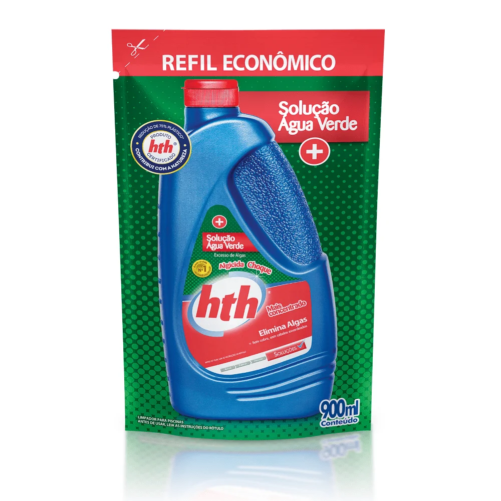 Solução Sos Água Verde Refil 16X900Ml Hth