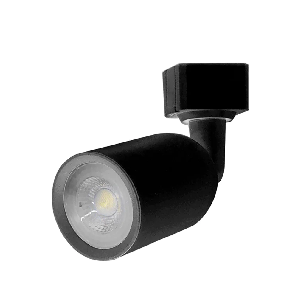 Spot Led Trilho Mr16 6W 3000K Preto Taschibra