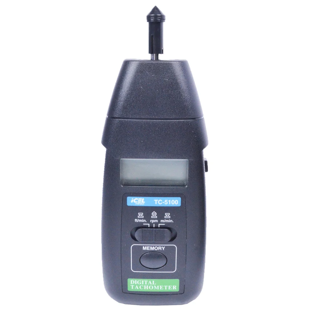 Tacômetro de Contato 0.5 a 19.999 Rpm Tc-5100 Icel