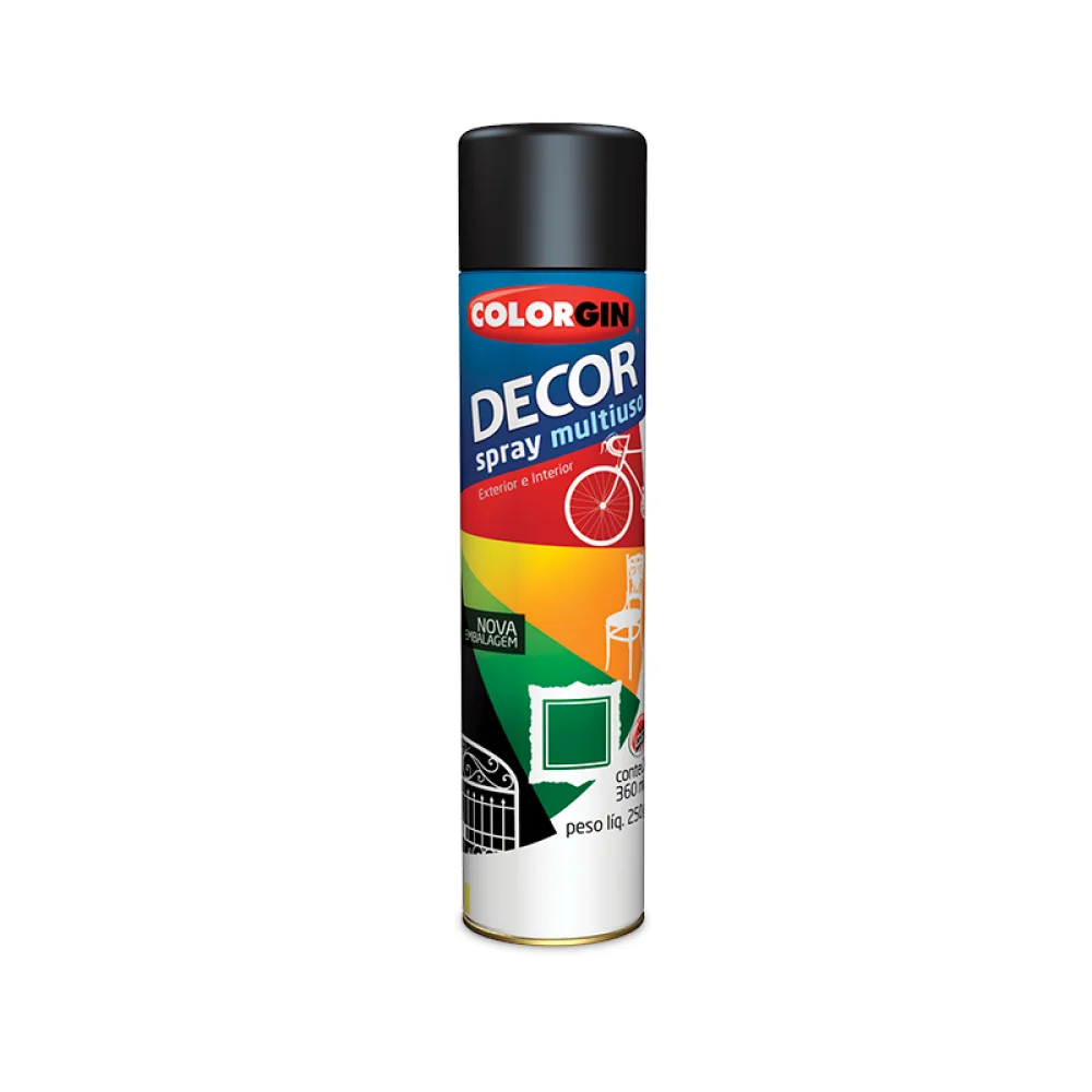 Tinta Spray Decor Laranja Colorgin