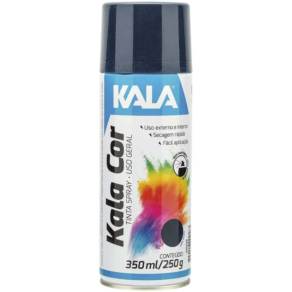 Tinta Spray uso Geral Kala Azul Escuro 350Ml