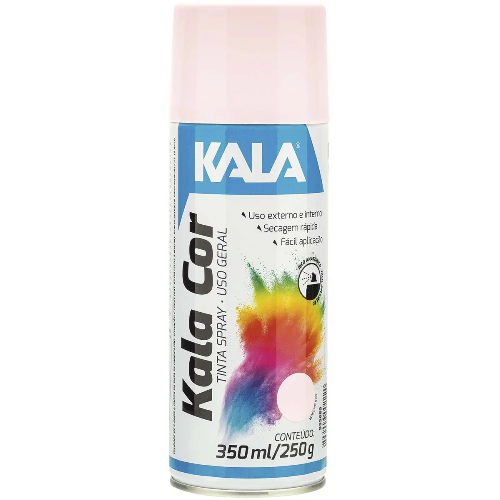 Tinta Spray uso Geral Kala Rosa 350Ml
