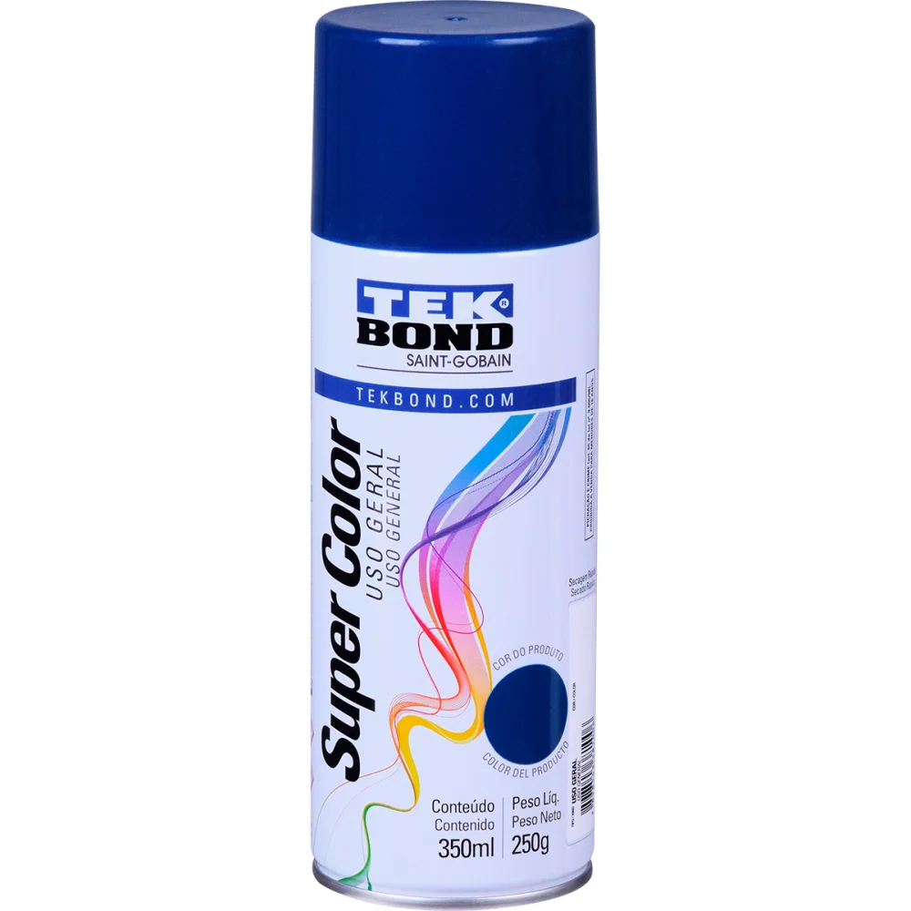 Tinta Spray Usogeral Tekbond Azul Escuro 350Ml