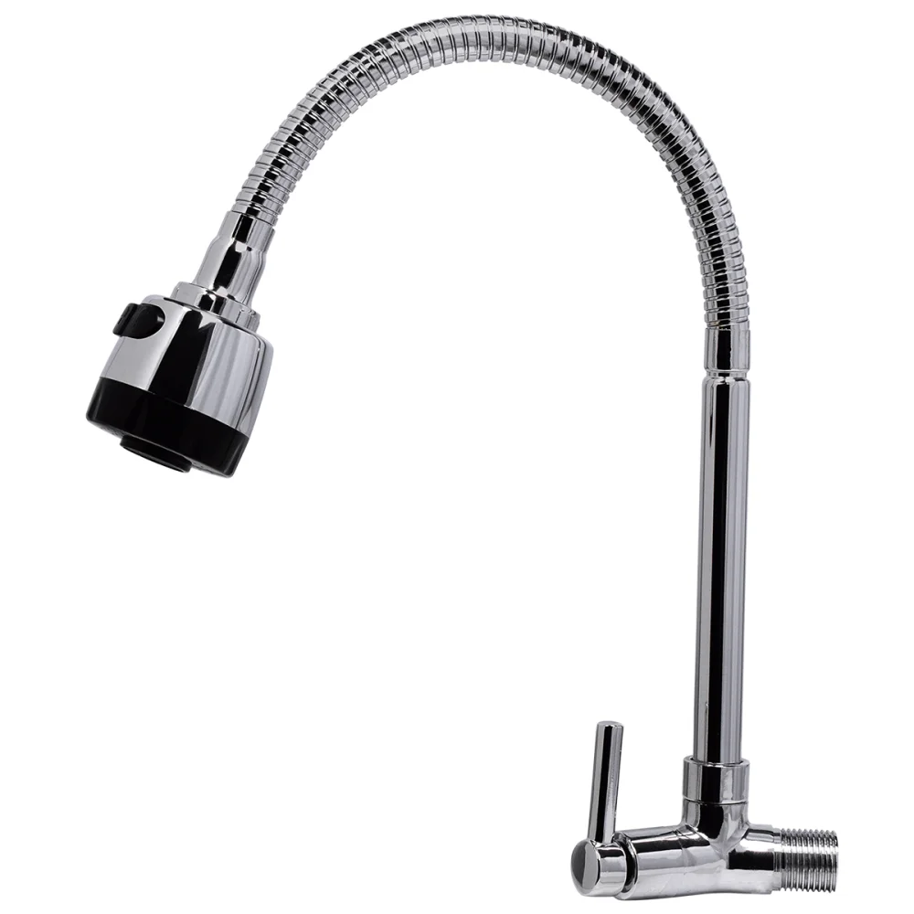 Torneira para Cozinha de Parede Bica Flexível C60 1/2" Liege