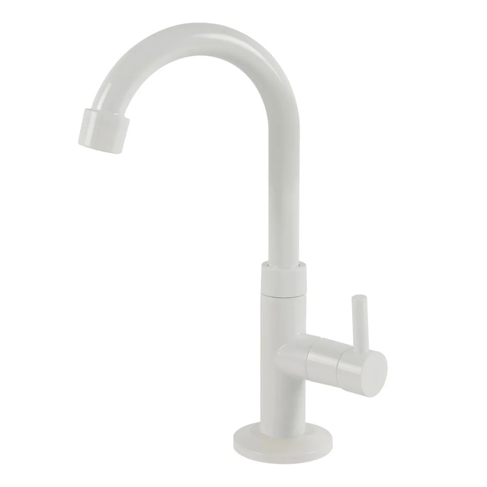 Torneira de Lavatório para Mesa Abs 2190 1/4" Branco da Higo