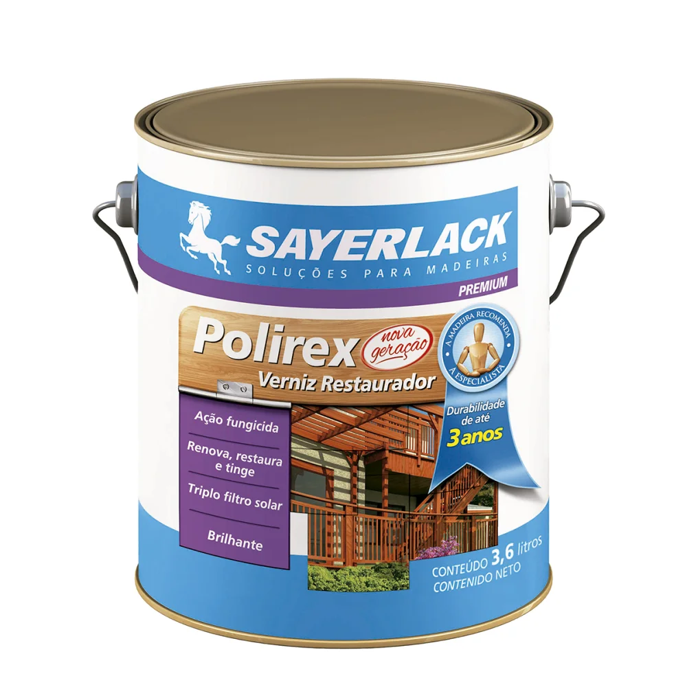 Verniz Restaurador Polirex Premium Imbuia 3,6L da Sayerlack