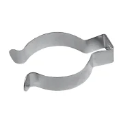 Abraçadeira Lâmpada Tubular T10 T12 Aço 100 Peças Interneed Abraçadeira Lâmpada Tubular T10 T12 Aço 100 Peças Interneed