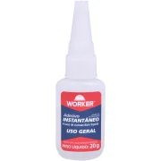 Adesivo Instantâneo Ultrarrápido 20G 228680 Worker Adesivo Instantâneo Ultrarrápido 20G 228680 Worker