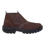 Botina Nobuk N40 Calcados Cartom Mon Elástico sem Biq Botina Nobuk N40 Calcados Cartom Mon Elástico sem Biq