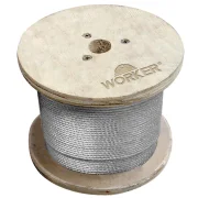 Cabo Aço 6X19S 1/2" Galvanizado 100M 12,70Mm Worker Cabo Aço 6X19S 1/2" Galvanizado 100M 12,70Mm Worker