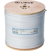 Cabo Coaxial Série 06 95% 300M Branco Liege Cabo Coaxial Série 06 95% 300M Branco Liege