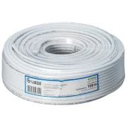 Cabo Coaxial Série 59 67% 100M Branco Liege Cabo Coaxial Série 59 67% 100M Branco Liege