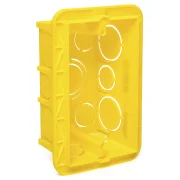 Caixa de Luz Embutir 4X2 Amarela Legrand Caixa de Luz Embutir 4X2 Amarela Legrand