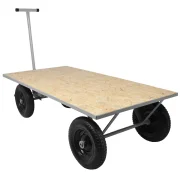 Carro Plataforma Madeira 600Kg 1500X800X432Mm Worker Carro Plataforma Madeira 600Kg 1500X800X432Mm Worker