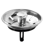 Cestinha Inox 3.12 Padova Pino Plastico Cromad Cestinha Inox 3.12 Padova Pino Plastico Cromad