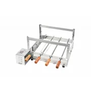 Churrasqueira Inox Gira Bem 4 Espetos Arke Churrasqueira Inox Gira Bem 4 Espetos Arke