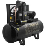 Compressor de Ar 20 Pés 200L Schulz Bravo - 220/380V Trif Compressor de Ar 20 Pés 200L Schulz Bravo - 220/380V Trif