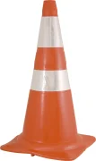 Cone 75Cm Branco/laranja Padrao Abnt Plastcor Cone 75Cm Branco/laranja Padrao Abnt Plastcor