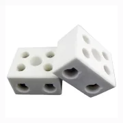Conector Porcelana Grande 2 Polos 16Mm 2 Peças Interneed Conector Porcelana Grande 2 Polos 16Mm 2 Peças Interneed