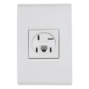 Conjunto 4X2 1 Tomada Telefone 4P Rj11 Branco Tramontina Conjunto 4X2 1 Tomada Telefone 4P Rj11 Branco Tramontina