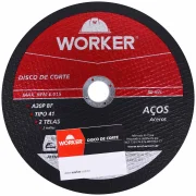 Disco Corte Aço Worker 10"x1/8"x25,4Mm Disco Corte Aço Worker 10"x1/8"x25,4Mm