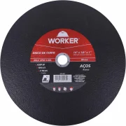 Disco Corte Aço Worker 14"1/8"x1" Disco Corte Aço Worker 14"1/8"x1"