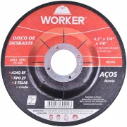 Disco Desbaste 4.5" X 114,3Mm Worker Disco Desbaste 4.5" X 114,3Mm Worker