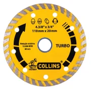 Disco Diamantado Turbo 110X20Mm Collins Disco Diamantado Turbo 110X20Mm Collins