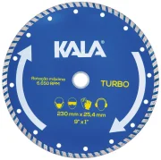Disco Diamantado 230X25,4Mm Turbo 871834 Kala Disco Diamantado 230X25,4Mm Turbo 871834 Kala