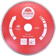 Disco Diamantado Liso 180Mm X 25,4Mm Worker Disco Diamantado Liso 180Mm X 25,4Mm Worker