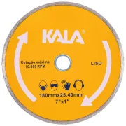 Disco Diamantado Liso 180X25,4M Kala Disco Diamantado Liso 180X25,4M Kala