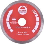 Disco Diamantado Porcelanato 110Mm X 20Mm Worker Disco Diamantado Porcelanato 110Mm X 20Mm Worker
