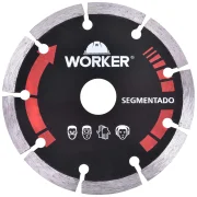 Disco Diamantado Segmentado 110Mm X 20Mm Worker Disco Diamantado Segmentado 110Mm X 20Mm Worker