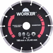 Disco Diamantado Segmentado 180Mm X 25,4Mm Worker Disco Diamantado Segmentado 180Mm X 25,4Mm Worker