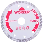 Disco Diamantado Turbo 180Mm X 25Mm Worker Disco Diamantado Turbo 180Mm X 25Mm Worker