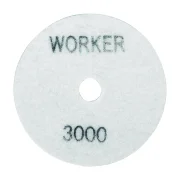 Disco Lixa Diamantado 100Mm Grão 3000 Worker Disco Lixa Diamantado 100Mm Grão 3000 Worker