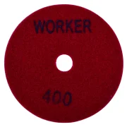 Disco Lixa Diamantado 100Mm Grão 400 Worker Disco Lixa Diamantado 100Mm Grão 400 Worker