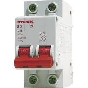 Disjuntor Bipolar Steck Din Curva C 40A 3Ka Disjuntor Bipolar Steck Din Curva C 40A 3Ka