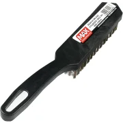 Escova Aço Manual Cabo Max Metalúrgica Plástica Max 5 Fileiras Escova Aço Manual Cabo Max Metalúrgica Plástica Max 5 Fileiras