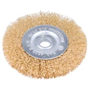 Escova Circular Ondulada Latonado 4"x1/2" Worker Escova Circular Ondulada Latonado 4"x1/2" Worker