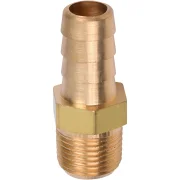 Espigão Macho Fixo 3/8" X 1/2" Latão Garden Espigão Macho Fixo 3/8" X 1/2" Latão Garden