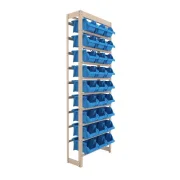Estante Metálica para 27 Gavetas Nr5 118257 Worker Estante Metálica para 27 Gavetas Nr5 118257 Worker