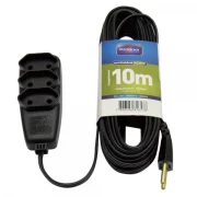 Extensão Elétrica Pl Daneva 2X0,75Mm 10M Preta Extensão Elétrica Pl Daneva 2X0,75Mm 10M Preta