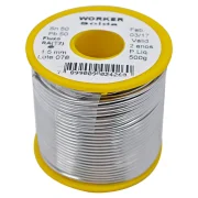 Fio de Estanho para Solda 1,5Mm 50X50 582 Worker - 500Gr Carretel Fio de Estanho para Solda 1,5Mm 50X50 582 Worker - 500Gr Carretel
