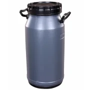 Galão Leite Plástico 30L Cinza Plus Alto Milkan Galão Leite Plástico 30L Cinza Plus Alto Milkan