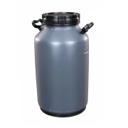 Galão Leite Plástico 50L Cinza Milkan Galão Leite Plástico 50L Cinza Milkan