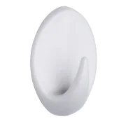 Gancho Branco Adesivo Abs 0,5Kg 6Pçs Kala Gancho Branco Adesivo Abs 0,5Kg 6Pçs Kala